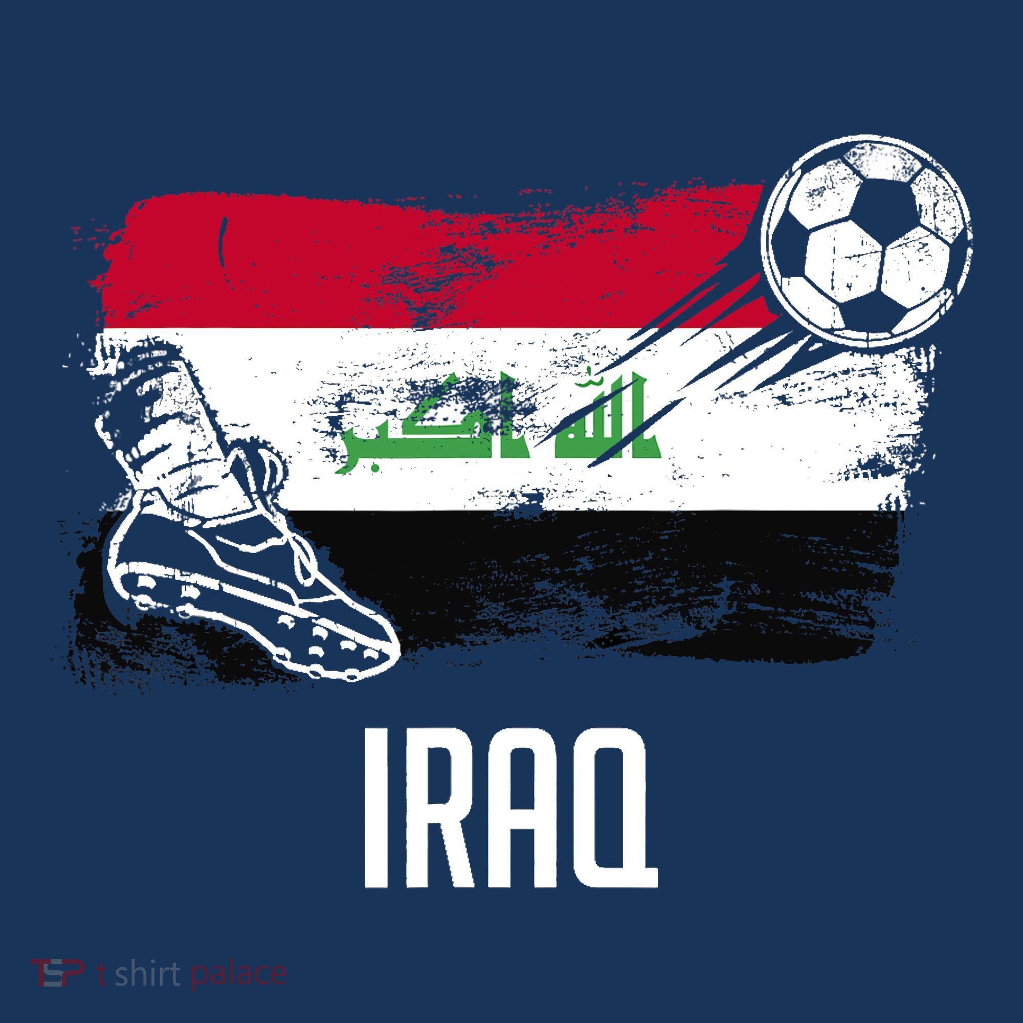 Iraq Flag Jersey Iraqi Soccer Team Iraqi Women's Hoodie