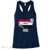 Iraq Flag Jersey Iraqi Soccer Team Iraqi Women's Tank Top thumb 0