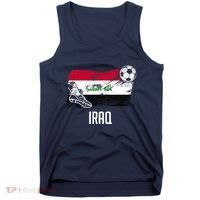 Iraq Flag Jersey Iraqi Soccer Team Iraqi Tank Top thumb 0