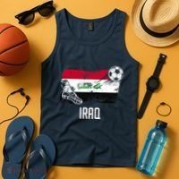 Iraq Flag Jersey Iraqi Soccer Team Iraqi Tank Top thumb 4