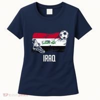 Iraq Flag Jersey Iraqi Soccer Team Iraqi Women's T-Shirt thumb 0
