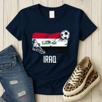 Iraq Flag Jersey Iraqi Soccer Team Iraqi Women's T-Shirt thumb 3