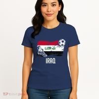 Iraq Flag Jersey Iraqi Soccer Team Iraqi Women's T-Shirt thumb 4
