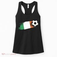 Ireland Flag Jersey Ireland Soccer Team Ireland Women's Tank Top thumb 0