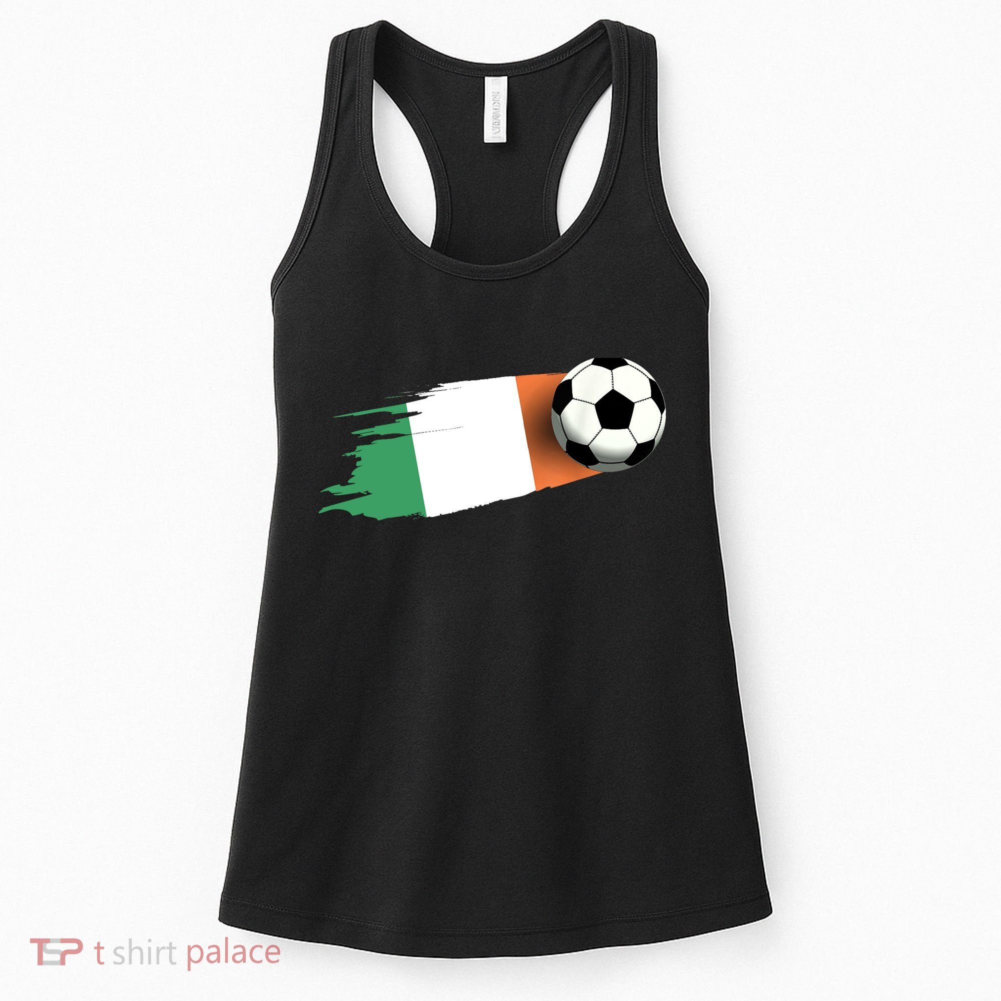 Ireland Flag Jersey Ireland Soccer Team Ireland Women's Tank Top