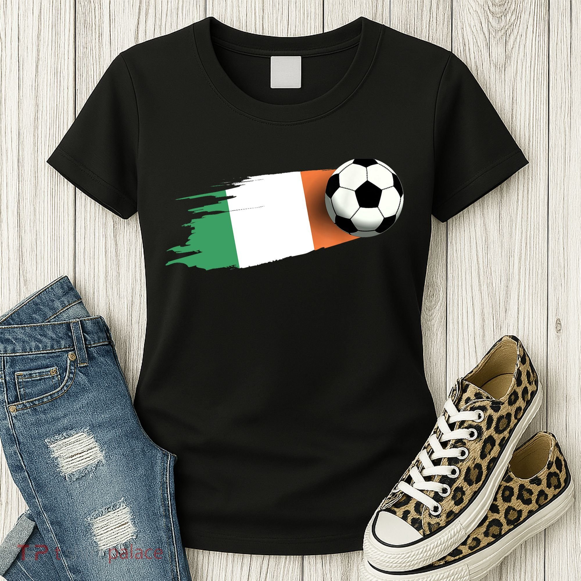 Ireland Flag Jersey Ireland Soccer Team Ireland Women's T-Shirt
