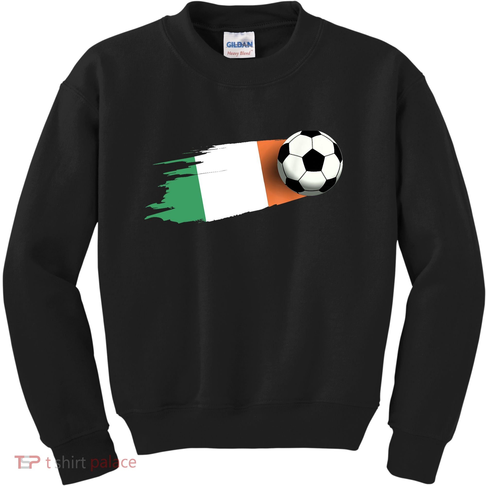 Ireland Flag Jersey Ireland Soccer Team Ireland Kids Sweatshirt