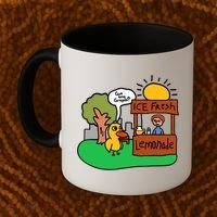 Ice Fresh Lemonade Got Any Grapes Duck Funny Gift Coffee Mug thumb 2