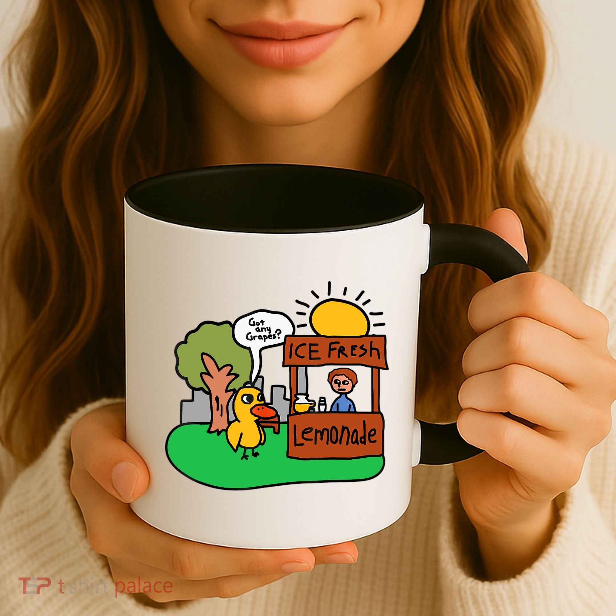 Ice Fresh Lemonade Got Any Grapes Duck Funny Gift Coffee Mug
