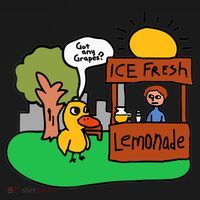 Ice Fresh Lemonade Got Any Grapes Duck Funny Gift Ornament thumb 1