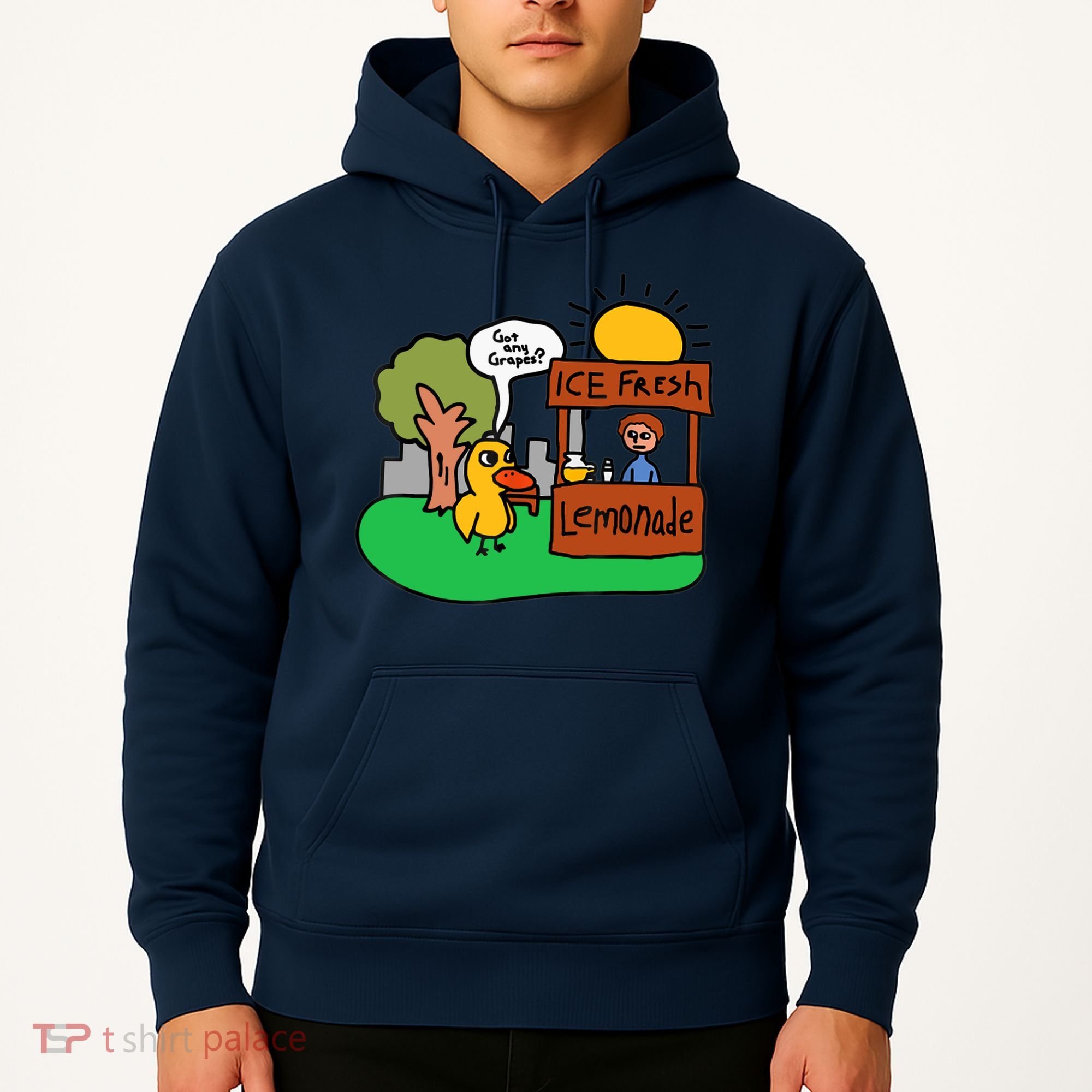 Ice Fresh Lemonade Got Any Grapes Duck Funny Gift Hoodie