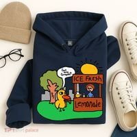 Ice Fresh Lemonade Got Any Grapes Duck Funny Gift Hoodie thumb 4