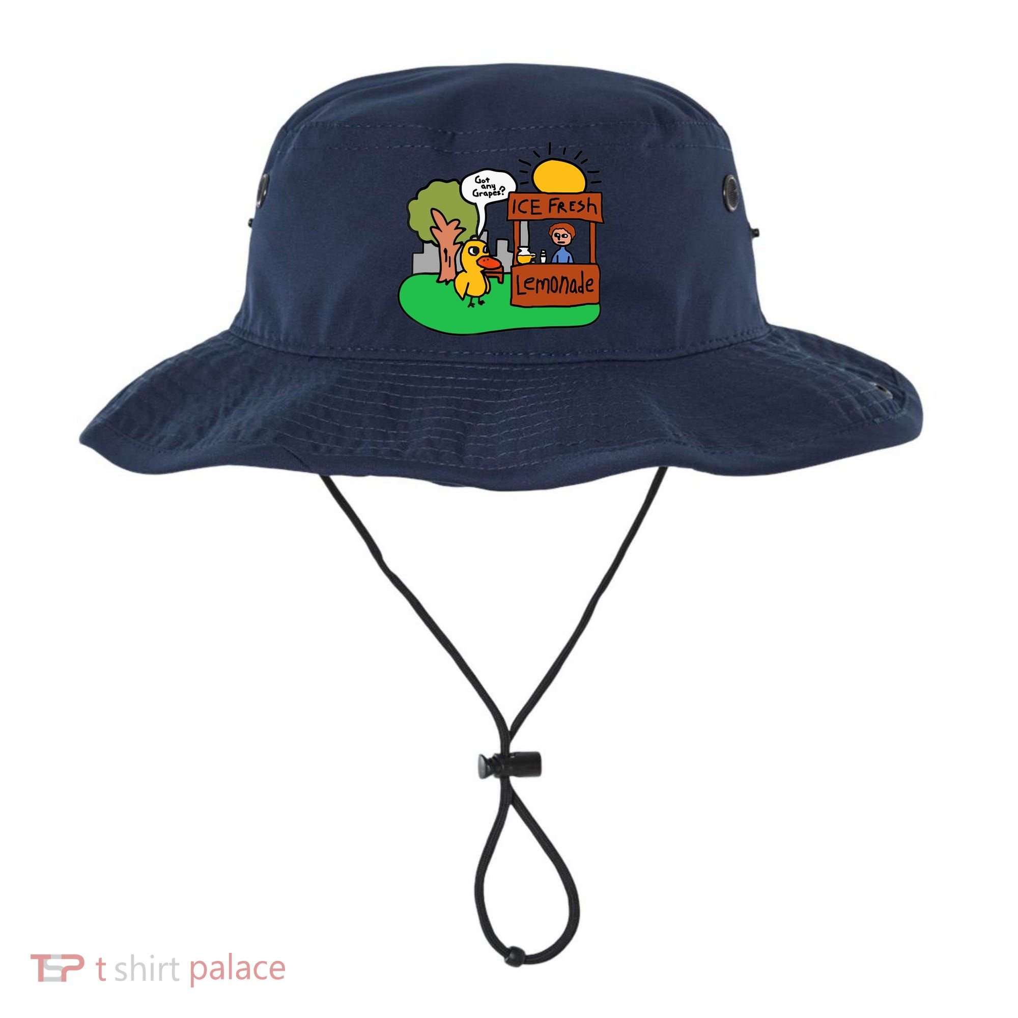 Ice Fresh Lemonade Got Any Grapes Duck Funny Gift Bucket Hat