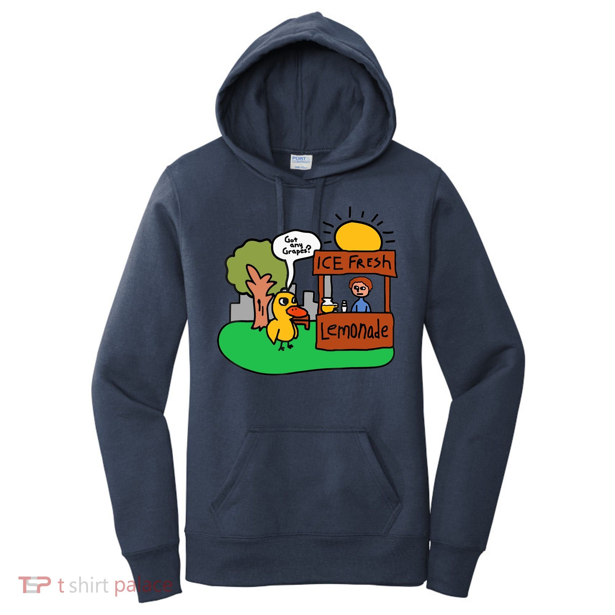 Ice Fresh Lemonade Got Any Grapes Duck Funny Gift Women's Hoodie