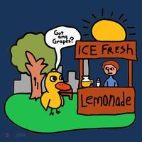 Ice Fresh Lemonade Got Any Grapes Duck Funny Gift Mousepad thumb 1
