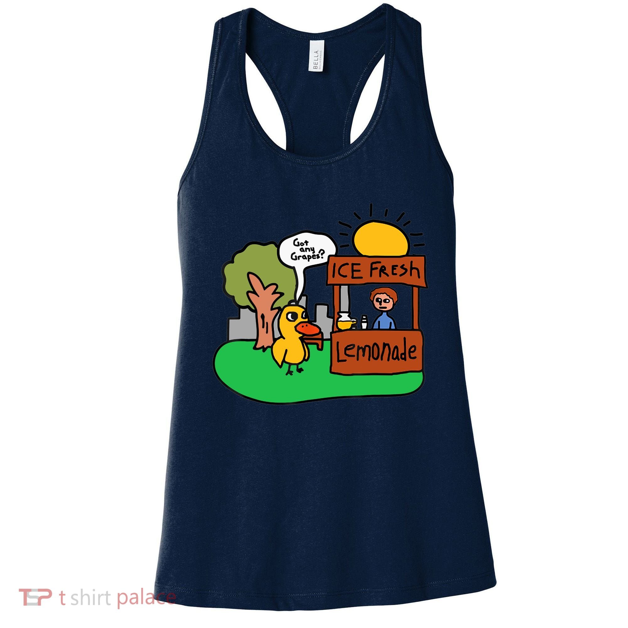 Ice Fresh Lemonade Got Any Grapes Duck Funny Gift Women's Tank Top