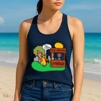 Ice Fresh Lemonade Got Any Grapes Duck Funny Gift Women's Tank Top thumb 2