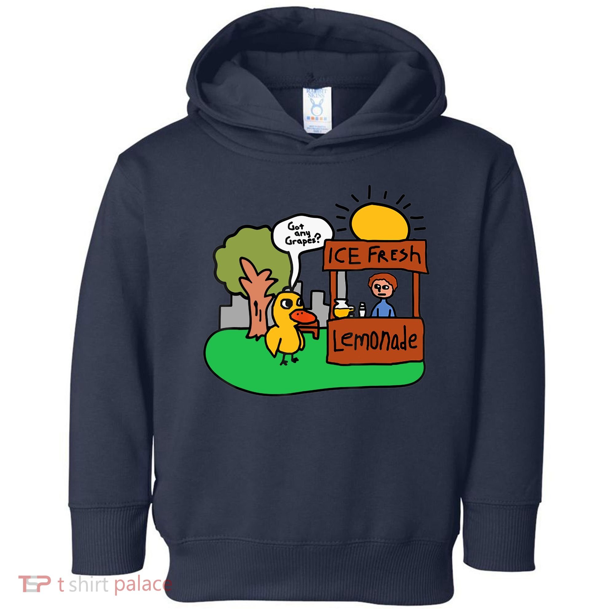 Ice Fresh Lemonade Got Any Grapes Duck Funny Gift Toddler Hoodie
