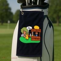 Ice Fresh Lemonade Got Any Grapes Duck Funny Gift Golf Towel thumb 2