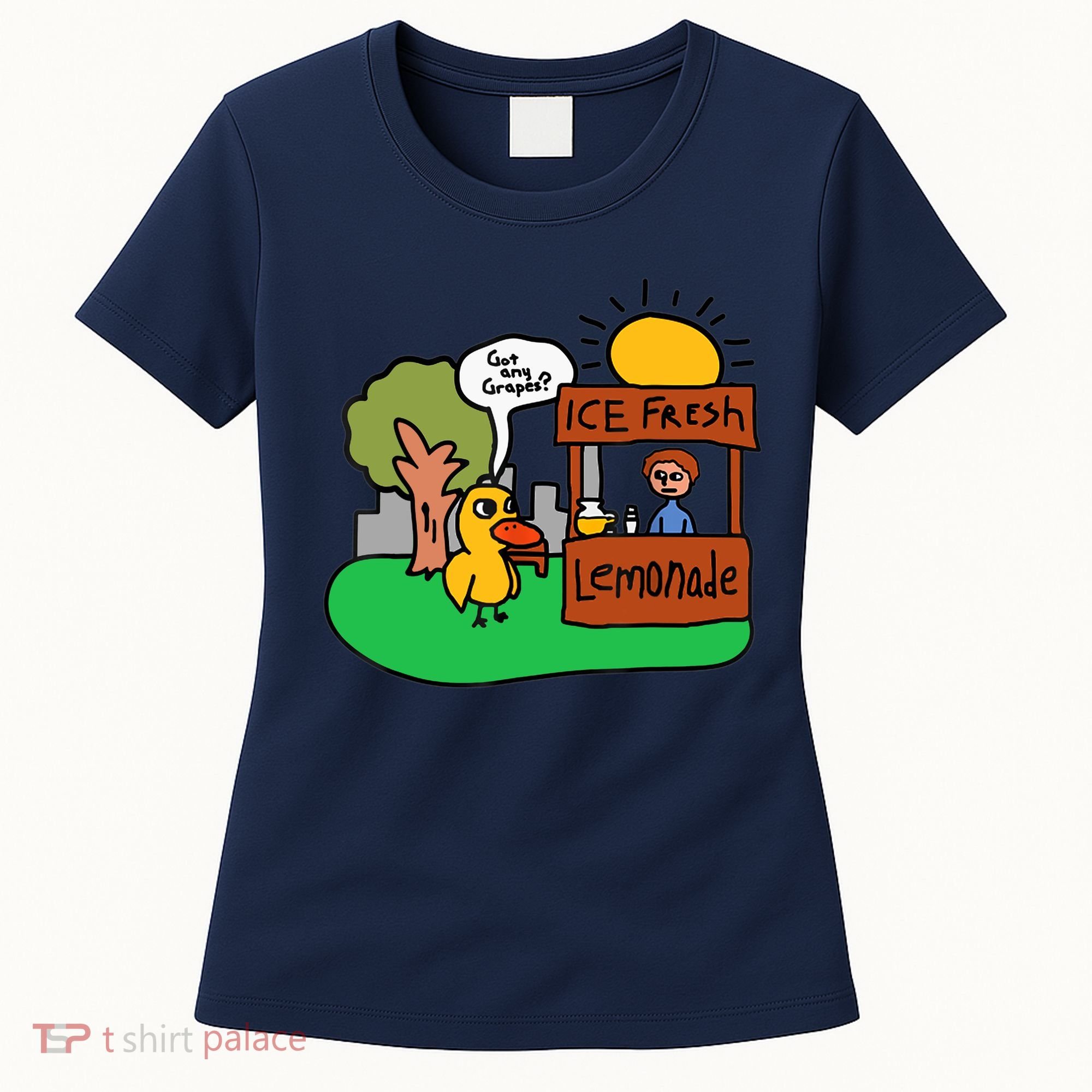 Ice Fresh Lemonade Got Any Grapes Duck Funny Gift Women's T-Shirt