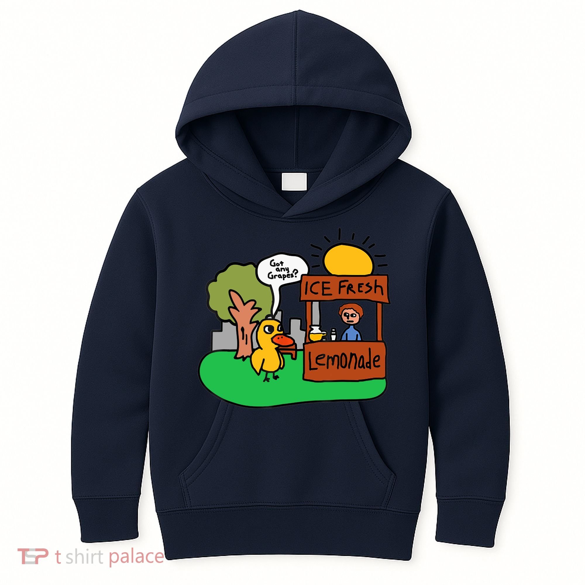 Ice Fresh Lemonade Got Any Grapes Duck Funny Gift Kids Hoodie