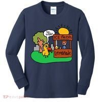 Ice Fresh Lemonade Got Any Grapes Duck Funny Gift Kids Long Sleeve Shirt thumb 0
