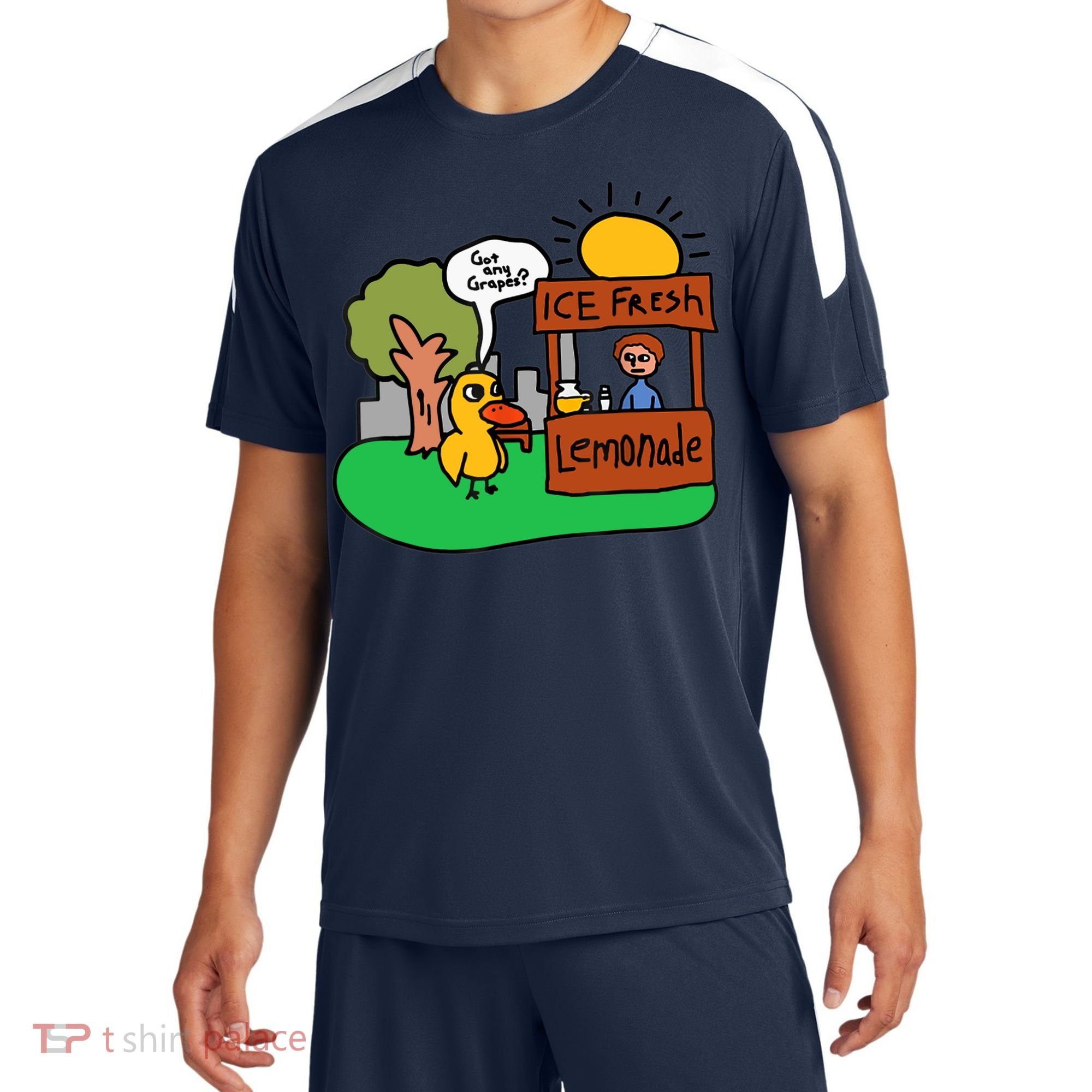 Ice Fresh Lemonade Got Any Grapes Duck Funny Gift Sport-Tek Competitor United Soccer Jersey