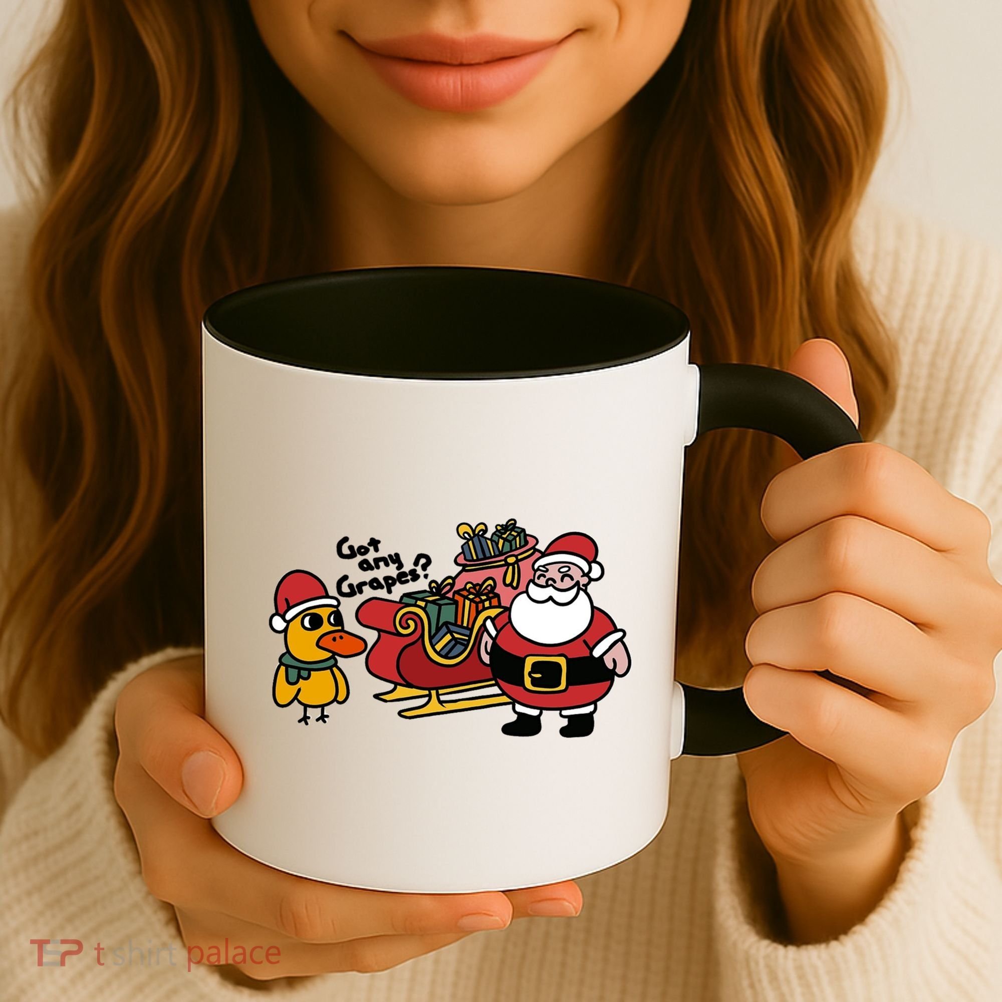 Ice Fresh Lemonade Got Any Grapes Duck Funny Christmas Funny Gift Coffee Mug