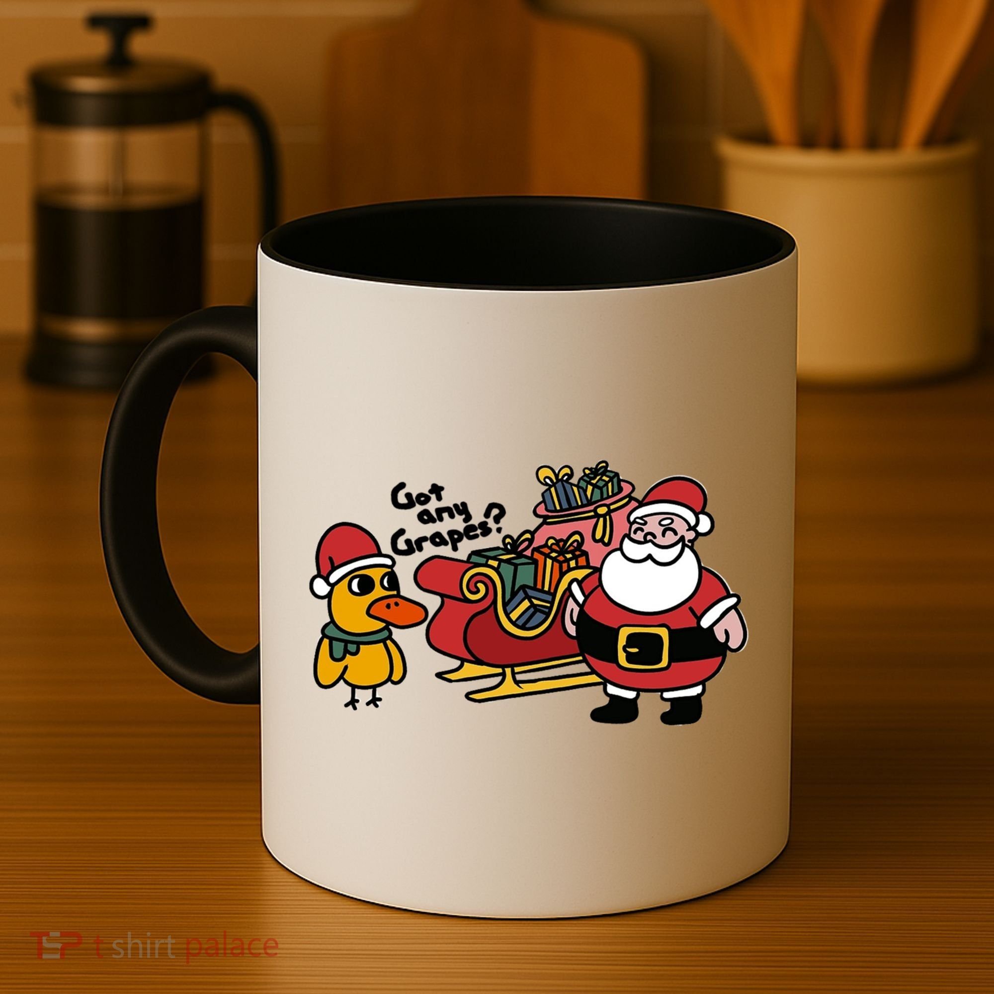Ice Fresh Lemonade Got Any Grapes Duck Funny Christmas Funny Gift Coffee Mug