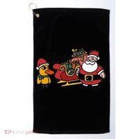 Ice Fresh Lemonade Got Any Grapes Duck Funny Christmas Funny Gift Golf Towel thumb 0