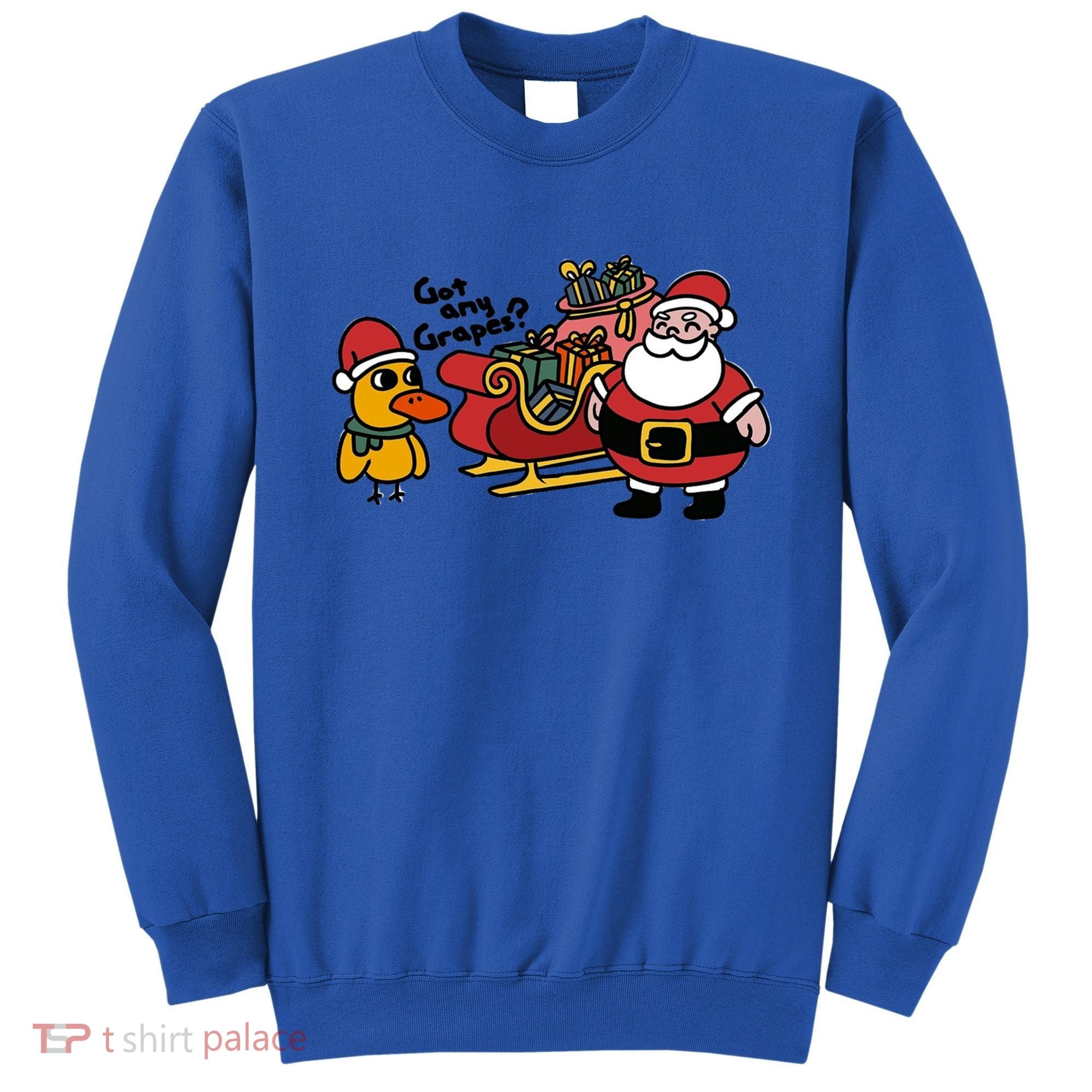 Ice Fresh Lemonade Got Any Grapes Duck Funny Christmas Funny Gift Sweatshirt