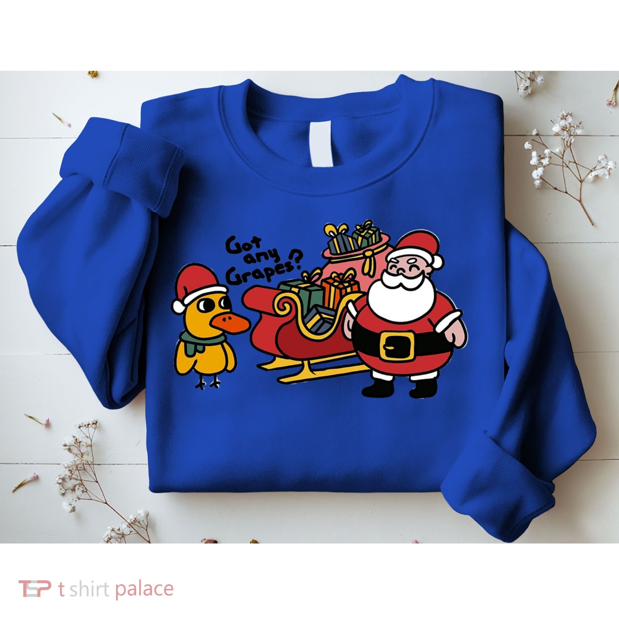 Ice Fresh Lemonade Got Any Grapes Duck Funny Christmas Funny Gift Sweatshirt