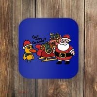 Ice Fresh Lemonade Got Any Grapes Duck Funny Christmas Funny Gift Coaster thumb 0