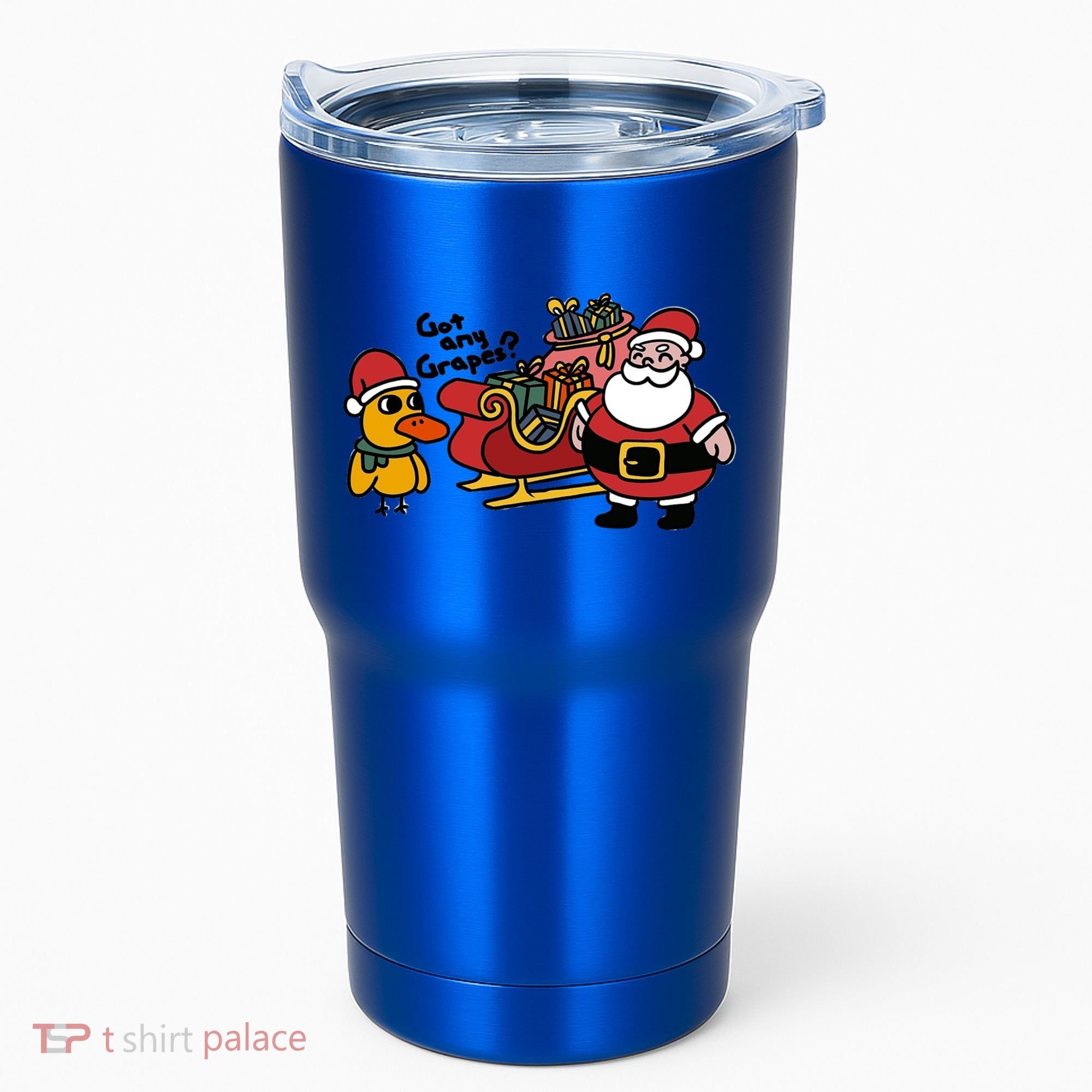 Ice Fresh Lemonade Got Any Grapes Duck Funny Christmas Funny Gift Tumbler