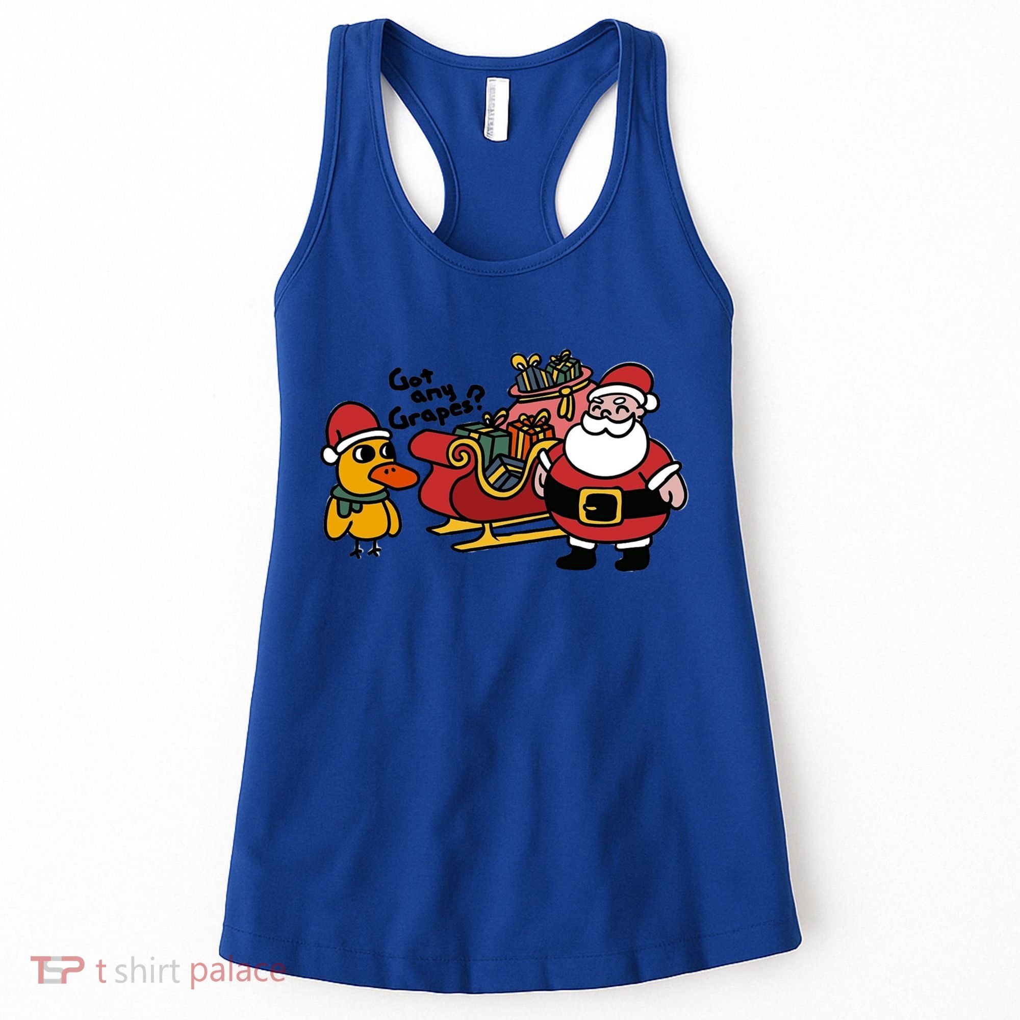 Ice Fresh Lemonade Got Any Grapes Duck Funny Christmas Funny Gift Women's Tank Top