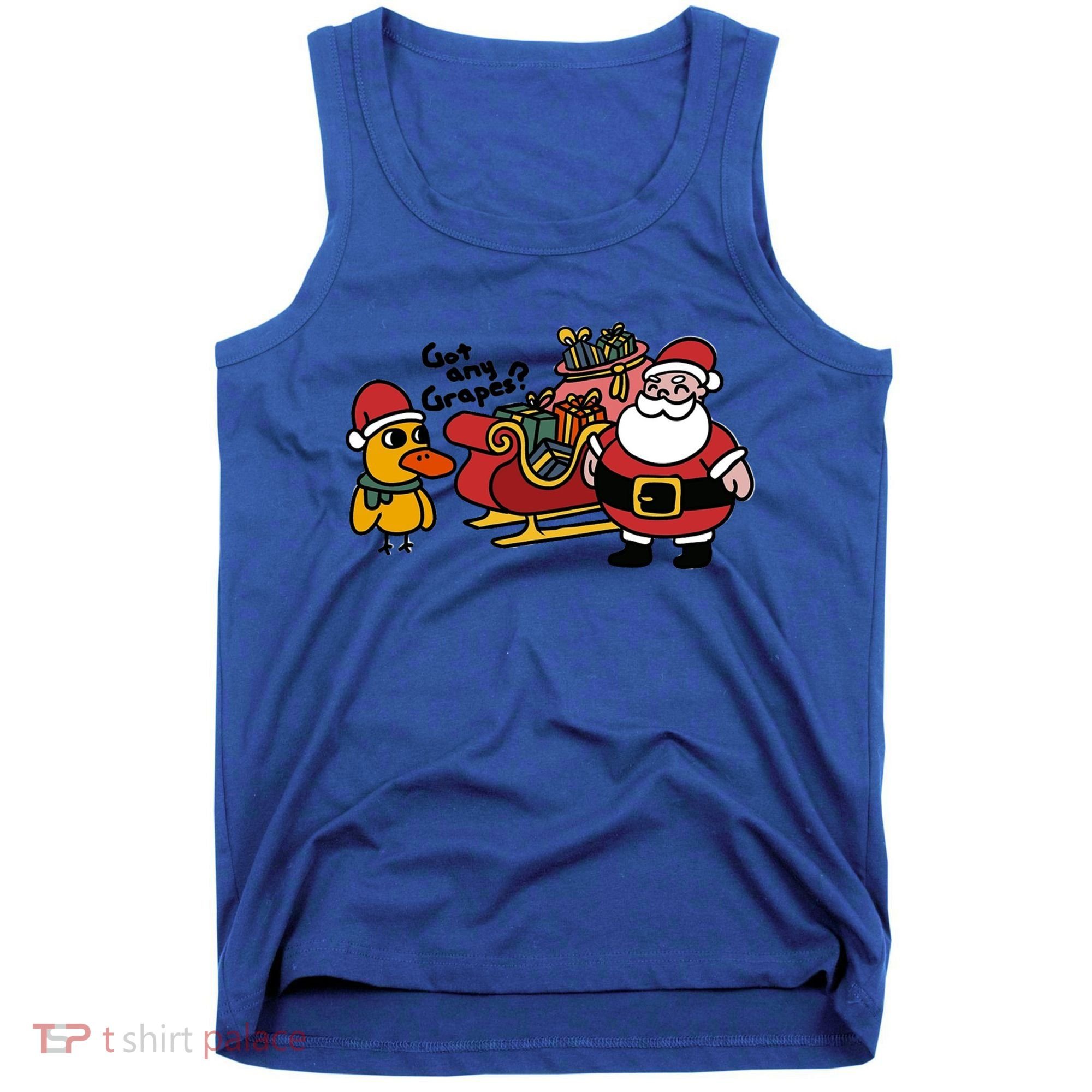 Ice Fresh Lemonade Got Any Grapes Duck Funny Christmas Funny Gift Tank Top