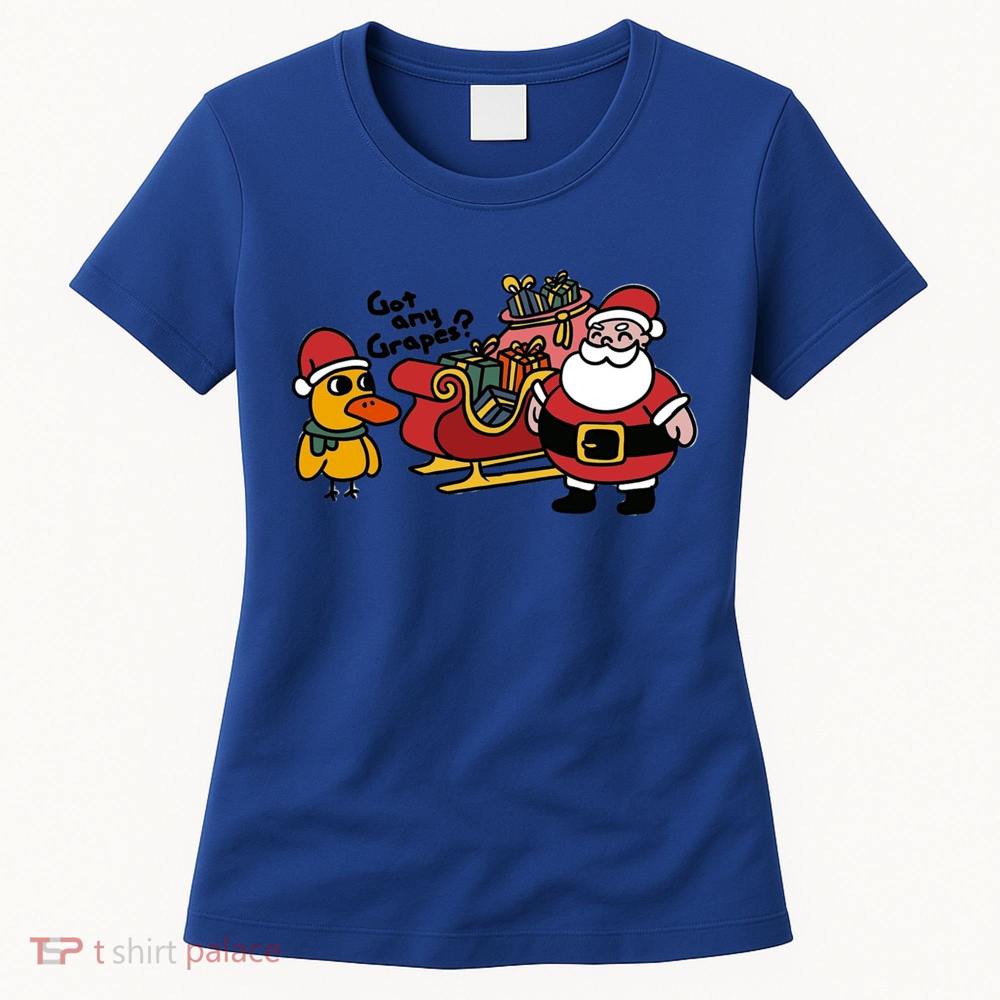 Ice Fresh Lemonade Got Any Grapes Duck Funny Christmas Funny Gift Women's T-Shirt