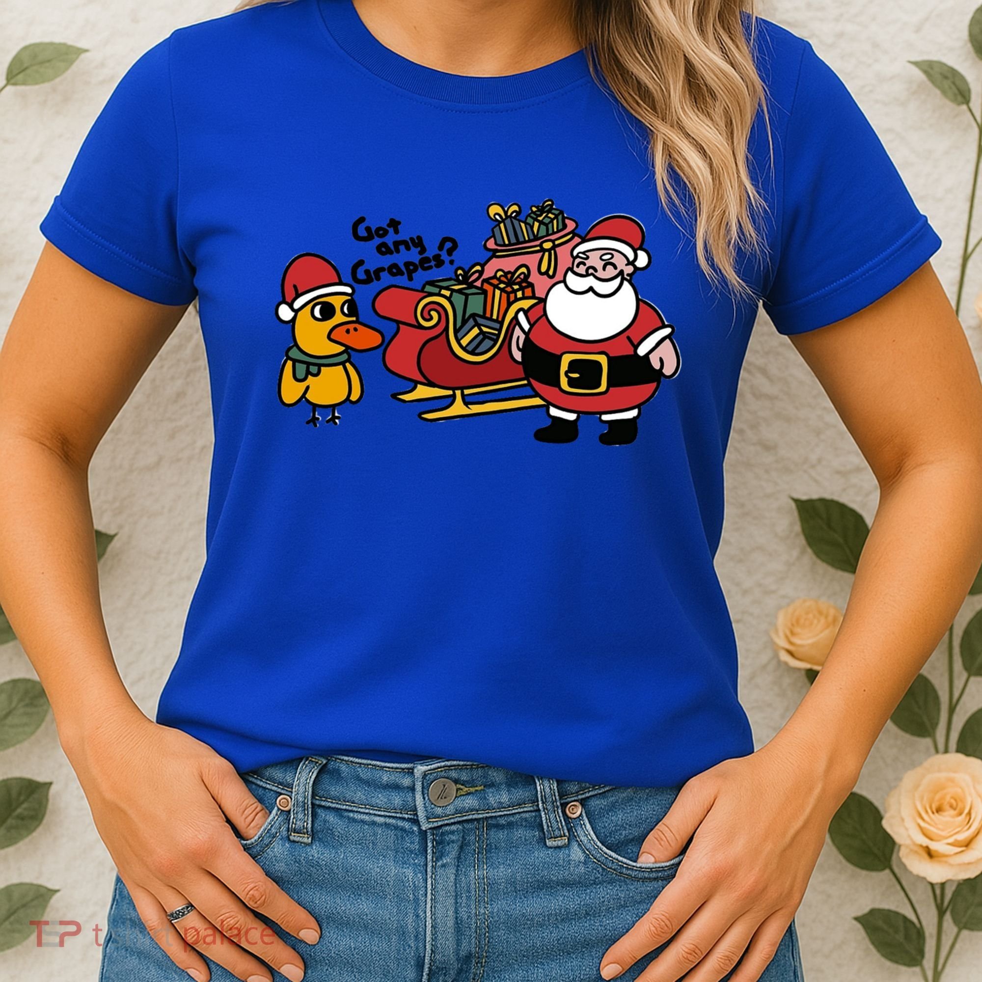 Ice Fresh Lemonade Got Any Grapes Duck Funny Christmas Funny Gift Women's T-Shirt