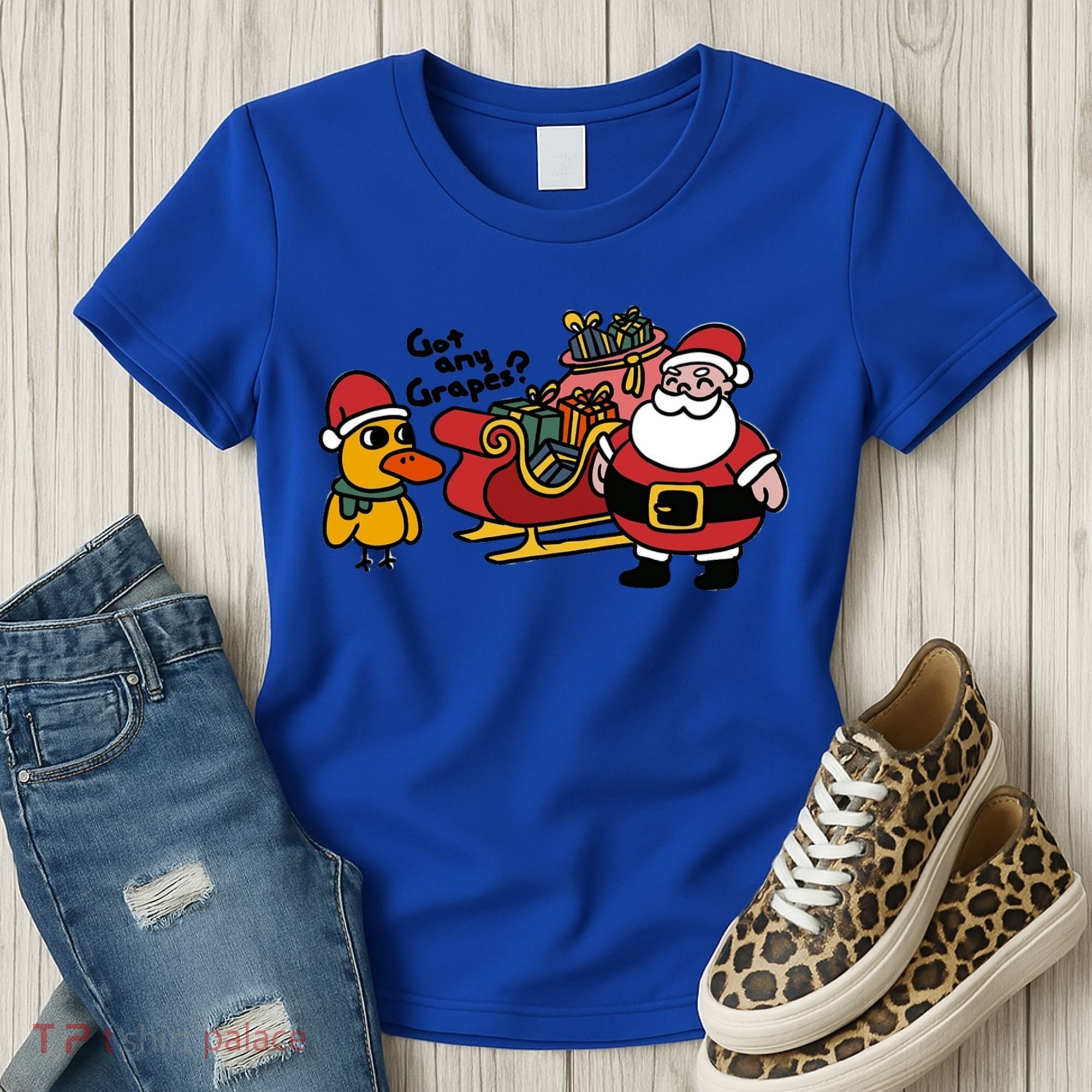 Ice Fresh Lemonade Got Any Grapes Duck Funny Christmas Funny Gift Women's T-Shirt