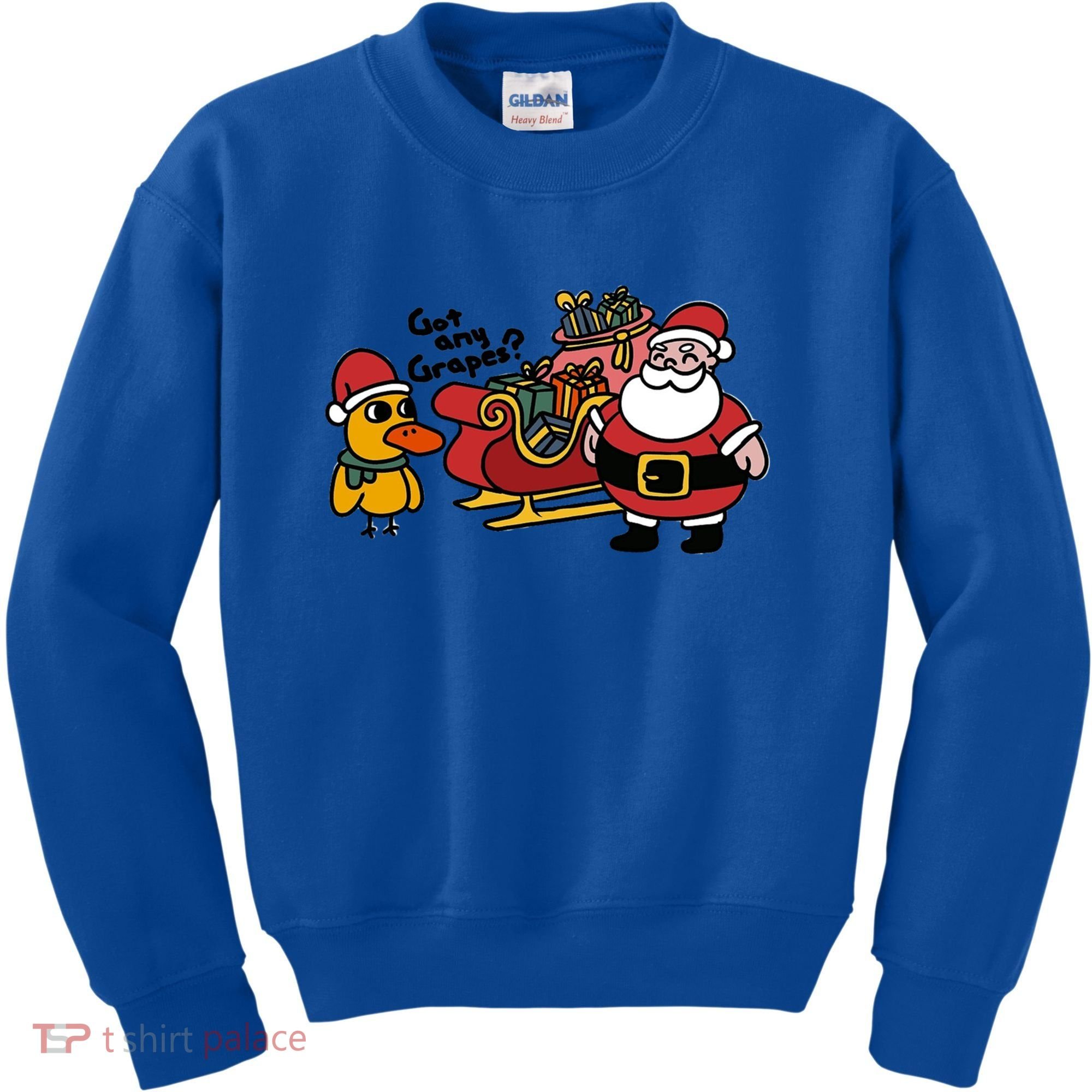 Ice Fresh Lemonade Got Any Grapes Duck Funny Christmas Funny Gift Kids Sweatshirt