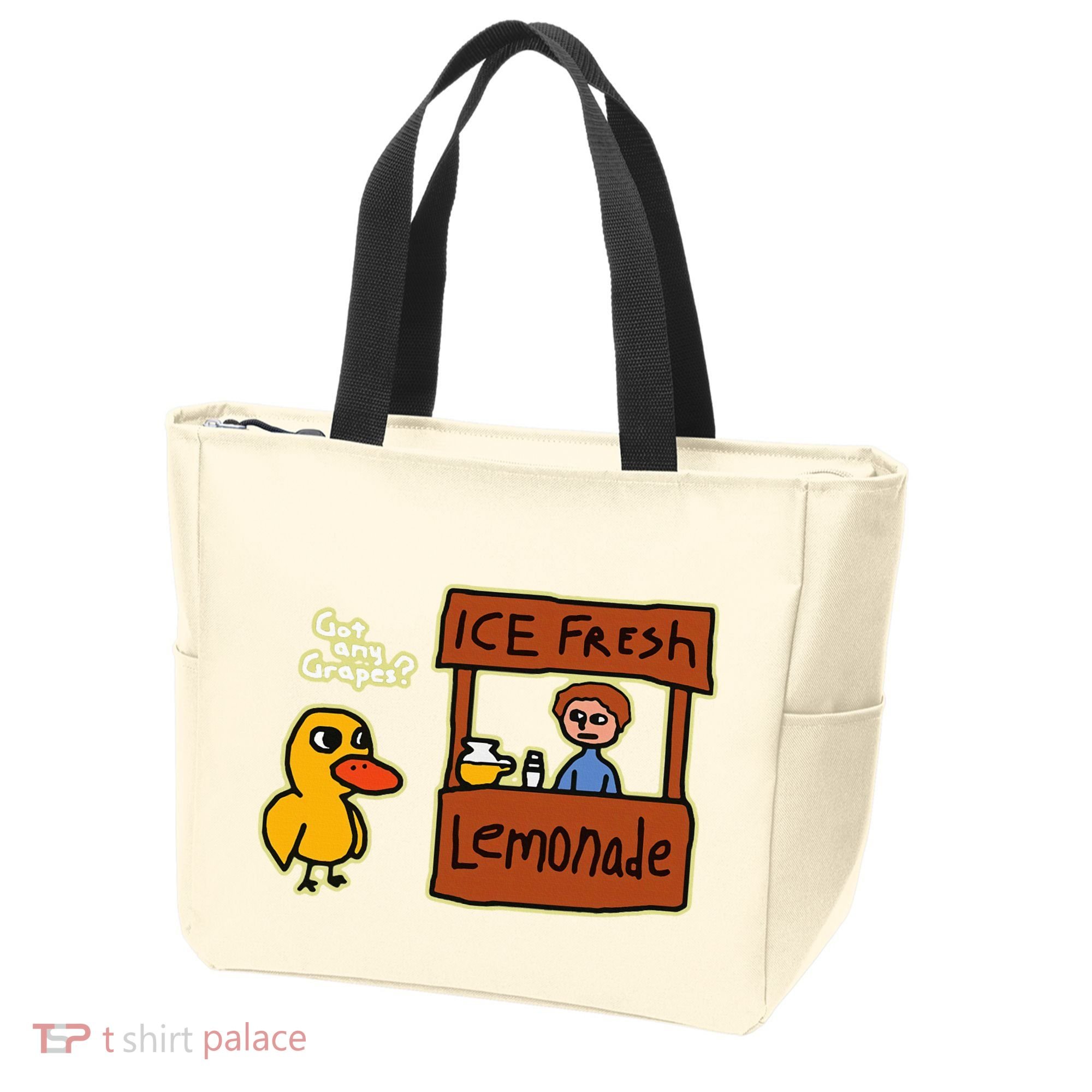 Ice Fresh Lemonade Duck Funny Got Any Grapes Love Gift Tote Bag