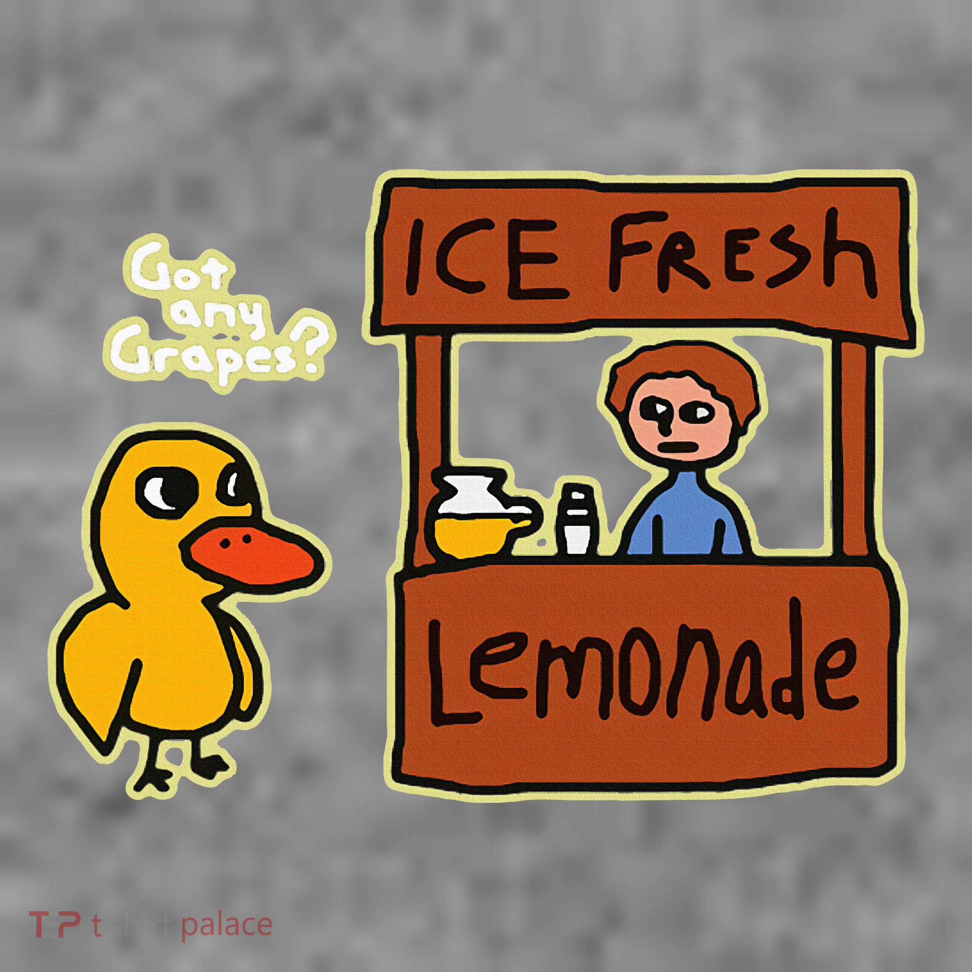 Ice Fresh Lemonade Duck Funny Got Any Grapes Love Gift Toddler Hoodie