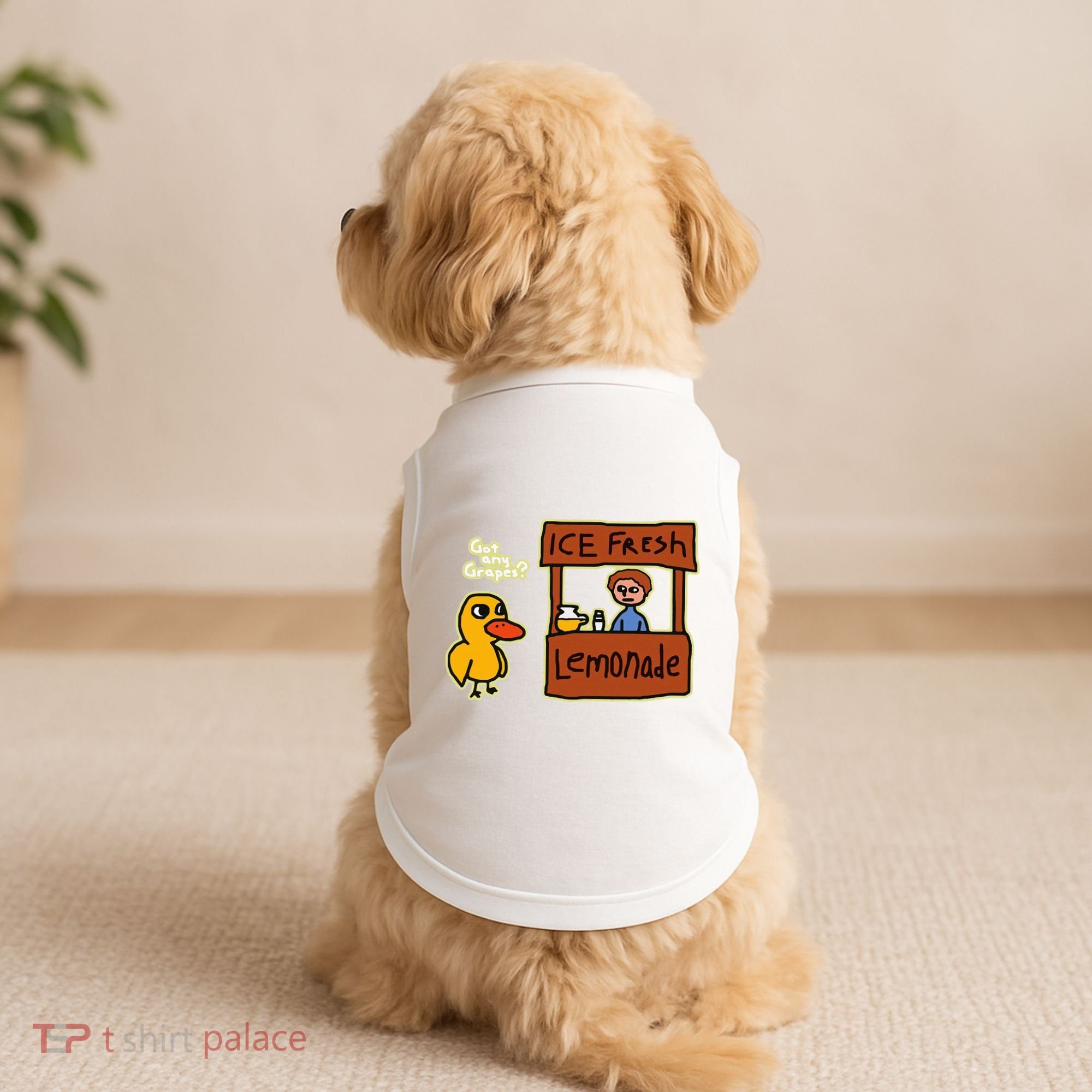 Ice Fresh Lemonade Duck Funny Got Any Grapes Love Gift Doggie Tank