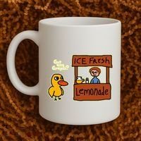 Ice Fresh Lemonade Duck Funny Got Any Grapes Love Gift Coffee Mug thumb 2