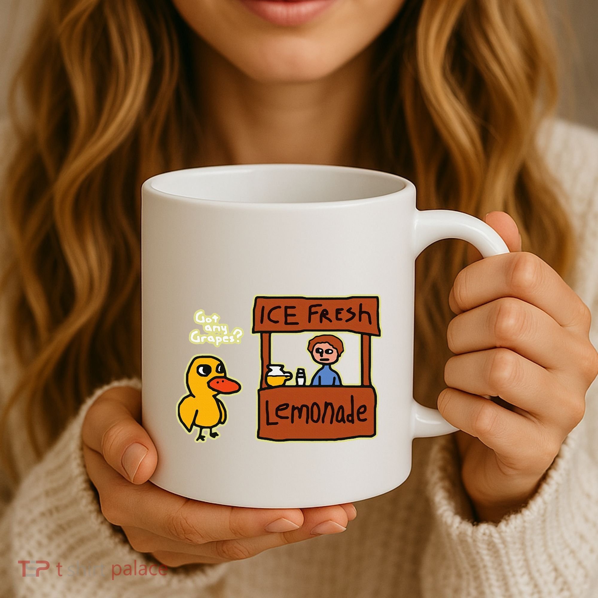 Ice Fresh Lemonade Duck Funny Got Any Grapes Love Gift Coffee Mug