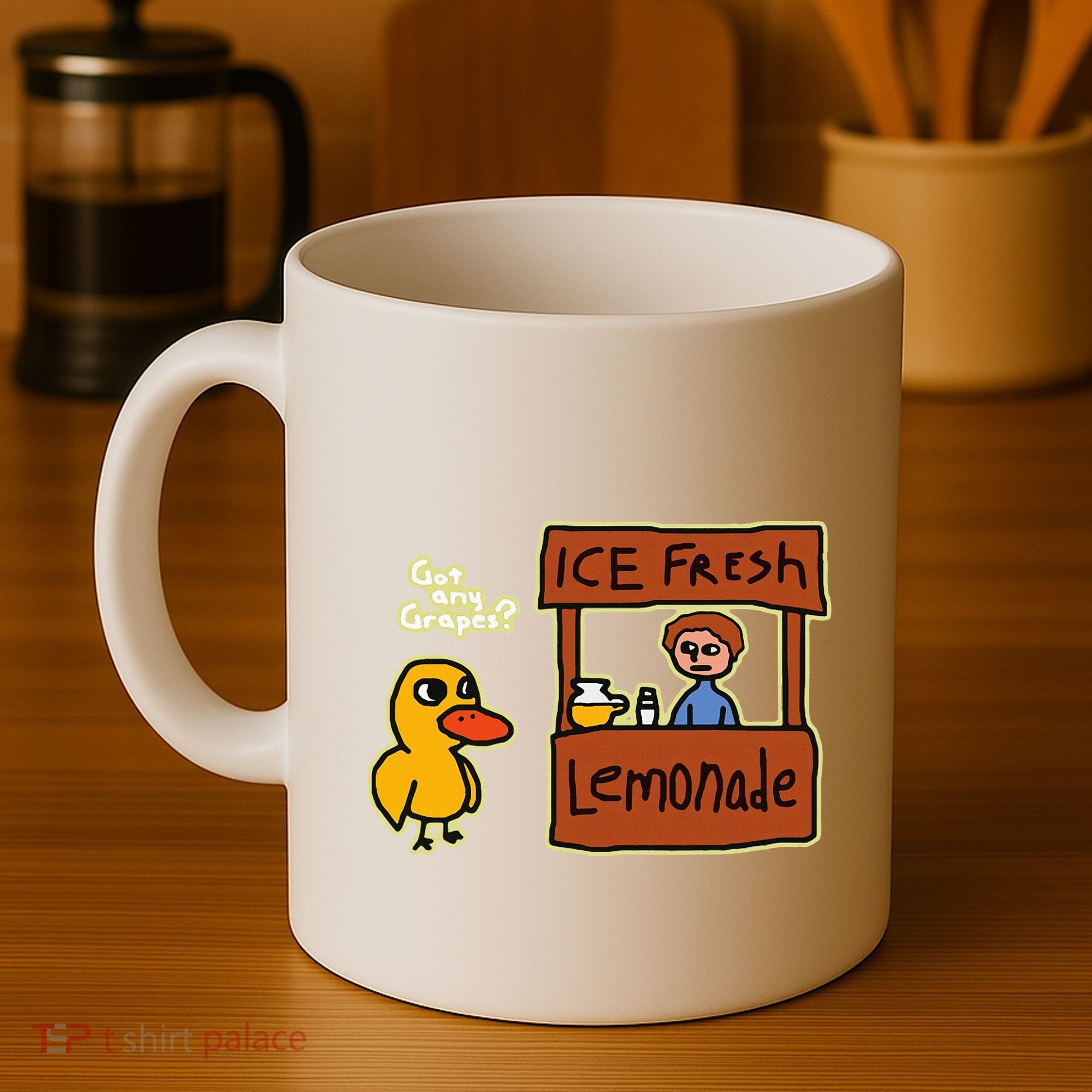 Ice Fresh Lemonade Duck Funny Got Any Grapes Love Gift Coffee Mug