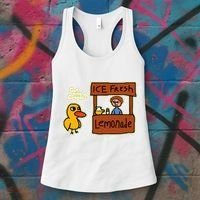 Ice Fresh Lemonade Duck Funny Got Any Grapes Love Gift Women's Tank Top thumb 3