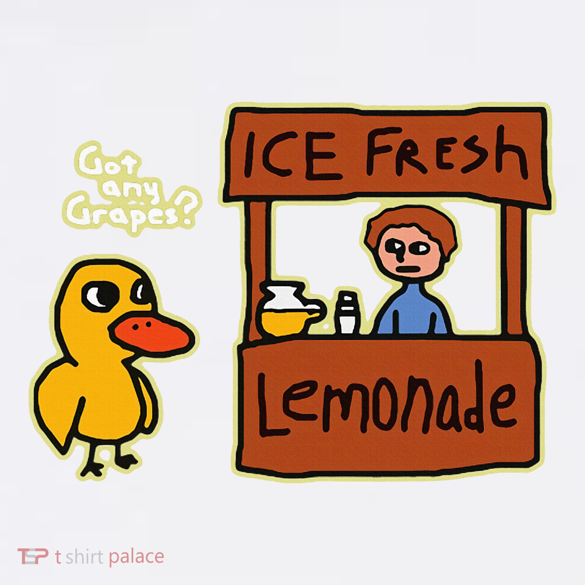 Ice Fresh Lemonade Duck Funny Got Any Grapes Love Gift Women's Tank Top