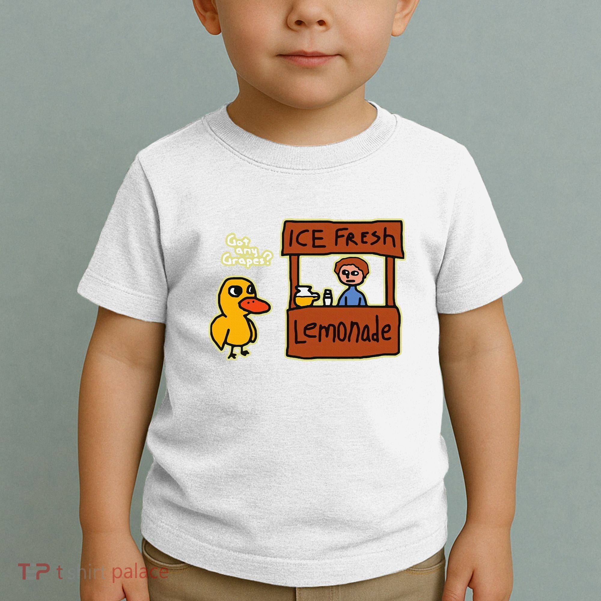 Ice Fresh Lemonade Duck Funny Got Any Grapes Love Gift Toddler T-Shirt