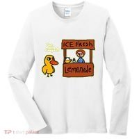 Ice Fresh Lemonade Duck Funny Got Any Grapes Love Gift Women's Long Sleeve Shirt thumb 0